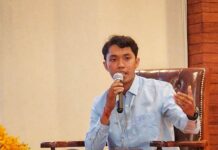 លោក កែ ចំរើន ប្រធានក្លឹបយុវជនបៃតង។